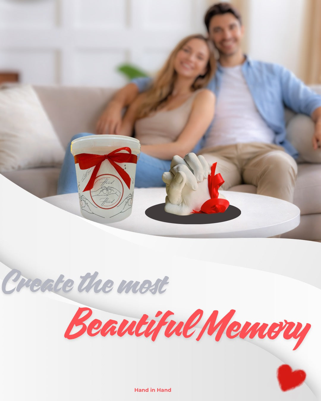 3D otisak ruku - Set za parove